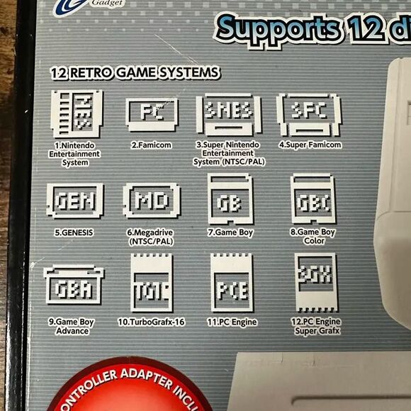 NEW Retro Freak Premium Game Console and Controller Adapter Set from Japan OPEN - Picture 2 of 5